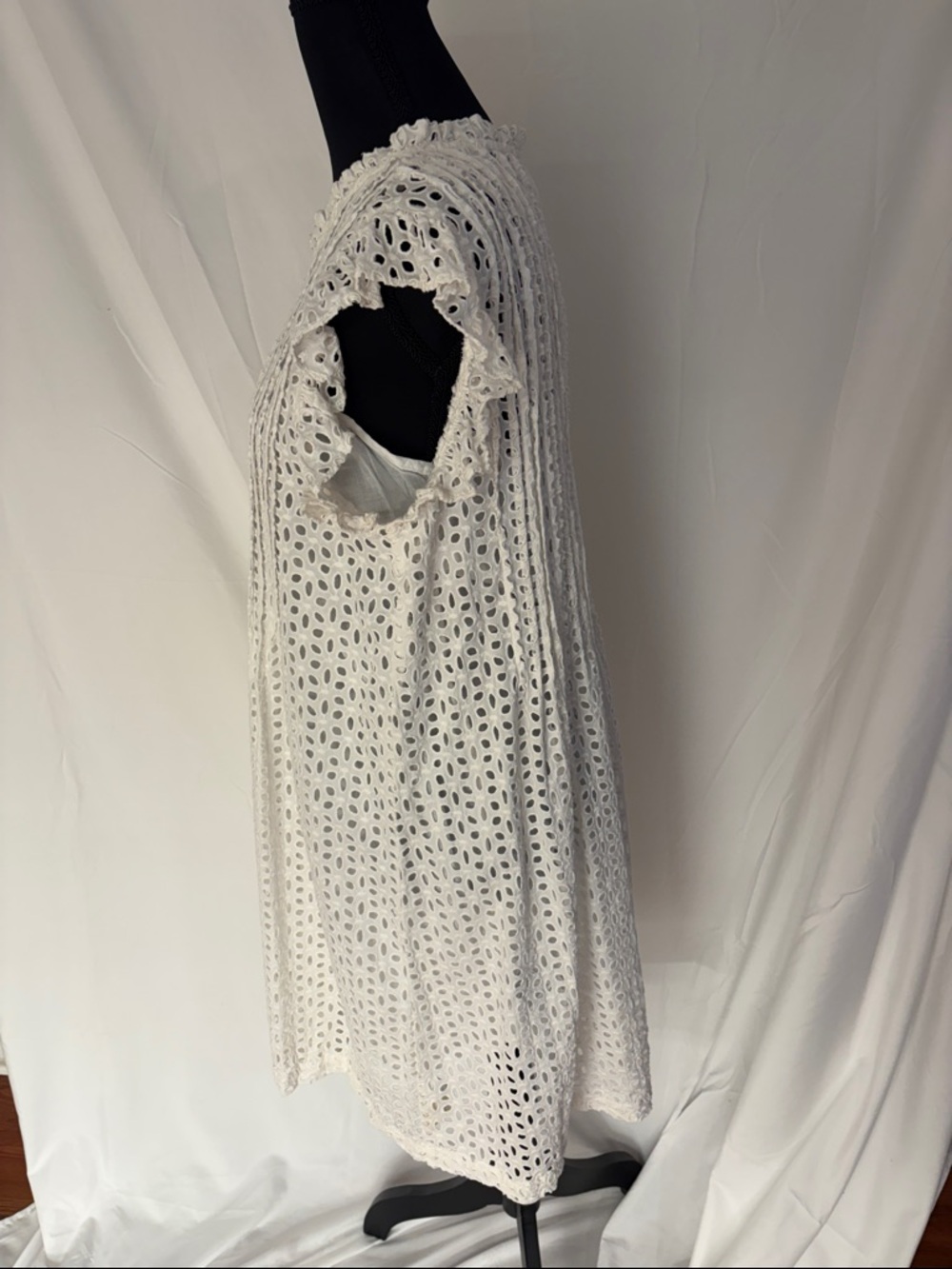 Madewell White Eyelet Mini Dress - Picture 4 of 6